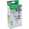 Stekkerdooshouder InLine 23193B draaibare schroefklemhouder zwart