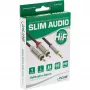 Audiokabel 3,5 mm stekker naar 2x cinch-stekker InLine Basic slank S-99241