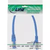 InLine patchkabel S/FTP PiMF Cat.6A halogeenvrij 500 MHz blauw 0,25 m