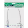 InLine Patchkabel S/FTP PiMF Cat.6A halogeenvrij 500MHz wit 0,3m