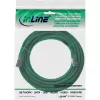 InLine Patchkabel S/FTP PiMF Cat.6A halogeenvrij 500 MHz groen 15 m