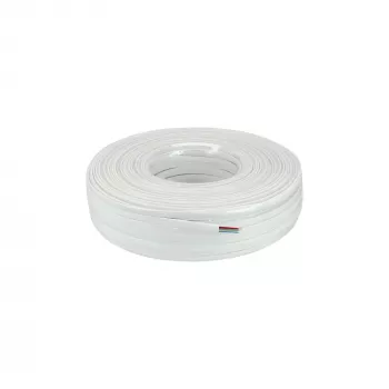 InLine modulaire kabel 6-aderige lintkabel wit 100 m ring