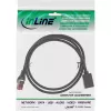 InLine patchkabel-verlenging, S/FTP (PiMf), Cat.6, halogeenvrij, 0,5 m