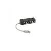 InLine ISDN-splitter 5x RJ45-bus 15 cm kabel met afsluitweerstanden
