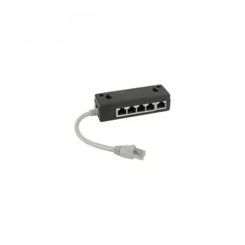 InLine ISDN-splitter 5x RJ45-bus 15 cm kabel met afsluitweerstanden