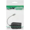 InLine ISDN-splitter 1 -> 8, 0,15 m, met weerstanden