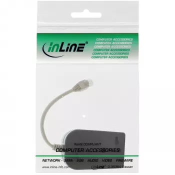InLine ISDN-splitter 1 -> 8, 0,15 m, met weerstanden