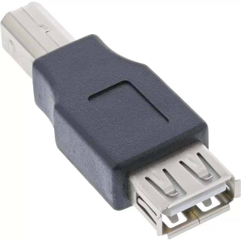 USB 2.0-adapter Type-A bus / Type-B stekker InLine 33442