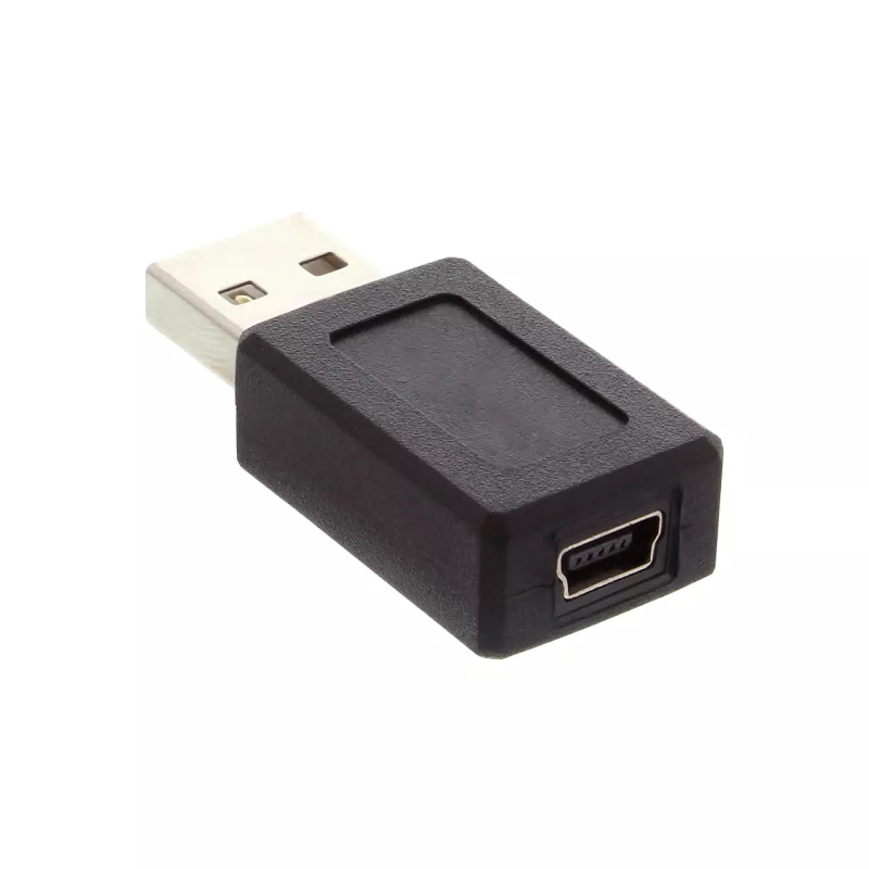 USB 2.0-adapter A-stekker / mini 5-polige bus InLine 33500A
