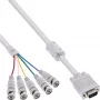 InLine VGA BNC-kabel 5x BNC / HD 15 stekker 5 m