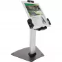 InLine tafelhouder voor tablet aluminium afsluitbaar universeel bruikbaar voor 7,9