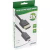 InLine slanke Ultra High Speed HDMI-kabel AM/DM 8K4K verguld zwart 1,5m