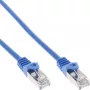 InLine patchkabel F/UTP Cat.5e blauw 0,3 m