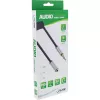 InLine slanke audio spiraalkabel 3,5 mm stekker / bus, 4-polig, stereo, 2 m