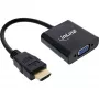 InLine converterkabel HDMI naar VGA met audio actieve videoconverter zwart