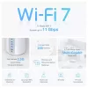 Mesh-systeem TP-Link Deco BE65 tri-band 2,4 GHz 5 GHz 6 GHz Wi-Fi 7
