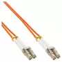 InLine fiber optical duplex-kabel LC/LC 62.5/125µm OM1 0.5m