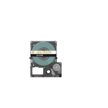 Etikettenband Epson LK-5TKN goud transparant 1,8 cm thermo-inkjet