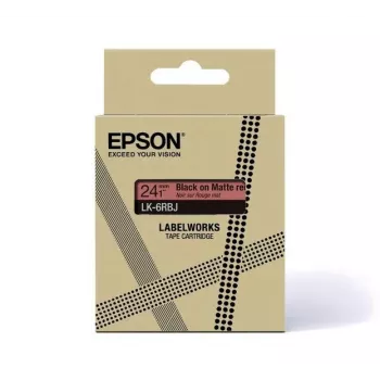 Printeretiket Epson C53S672072 zwart rood 1,8 cm