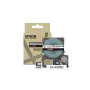 Labeltape Epson LK-4WBJ zwart wit thermotransfer 1,2 cm