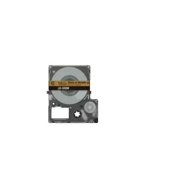 Labelband Epson LK-5KBM zwart goud thermotransfer 1,8 cm