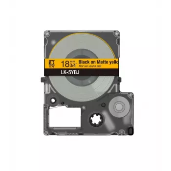 Epson LabelWorks LK-4YBJ Labeltape, zwart op mat geel, 12 mm x 8 m