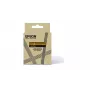 Labeltape Epson C53S672076 zwart op geel 2.4 cm