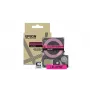 Labelband Epson LK-4PBF zwart roze thermotransfer 1,2 cm