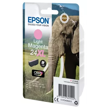 Epson olifant singlepack lichtmagenta 24XL Claria Photo HD inkt