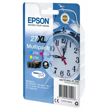 Epson wekker multipack 3-kleurig 27XL DURABrite Ultra inkt