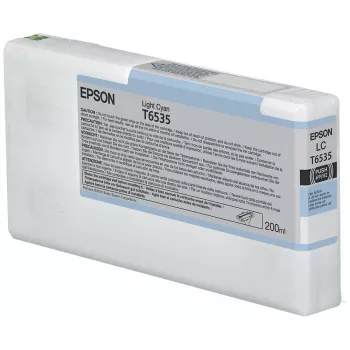 Epson T6535 lichtcyaan inktpatroon (200ml), lichtcyaan, pigmentinkt, 200 ml, 1 stk.