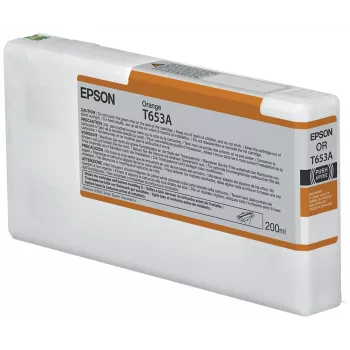 Epson T653A oranje inktpatroon (200 ml), oranje, pigmentinkt, 200 ml, 1 stk.