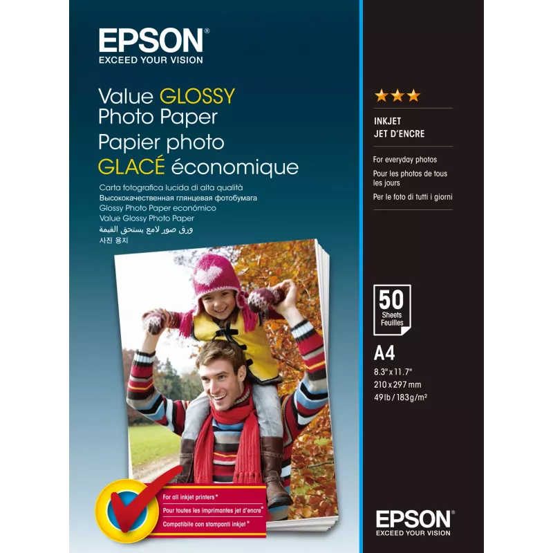 Epson Value Glossy fotopapier - A4 - 20 vel
