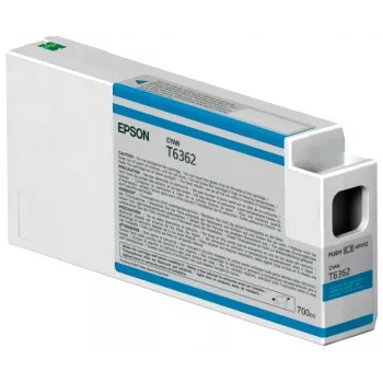 Epson singlepack cyaan T636200 UltraChrome HDR 700 ml, cyaan, 700 ml, 1 stk.