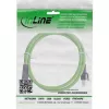 InLine industrie-netwerkkabel, M12 8-polig X-gecodeerd naar RJ45-stekker, Cat.6A PUR 1m