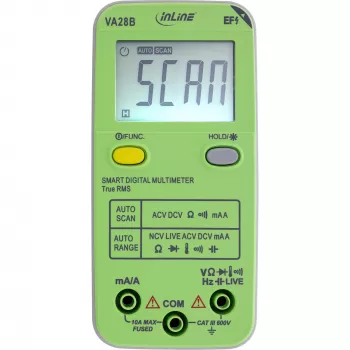 InLine 43117B zakmultimeter met autorange en autoscan