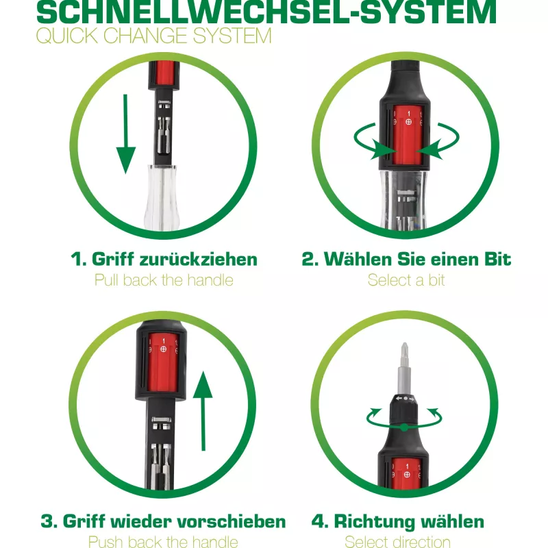 InLine ratelschroevendraaier 10in1 mini InLine 43090