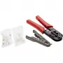 InLine krimptang-set, voor netwerkstekkers, met RJ45 8P8C en RJ11 6P4C