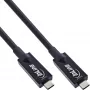 InLine USB 3.2 Gen.2 AOC-kabel, USB-C stekker/stekker, zwart, 15m