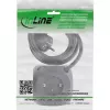 InLine Charging Cube InLine 16499B 3x randaarde 2x USB-C 2x USB-A zwart 2m