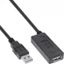 InLine USB 2.0 actieve verlengkabel, USB-A stekker/bus, 12,5 m