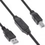 InLine USB 2.0 actieve kabel, USB-A stekker naar USB-B stekker, 7,5m