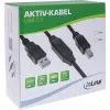 InLine USB 2.0 actieve kabel, USB-A stekker naar USB-B stekker, 7,5m