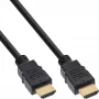 InLine HDMI-kabel, HDMI High Speed met Ethernet, male/male, zwart, 0,5 m (17550)