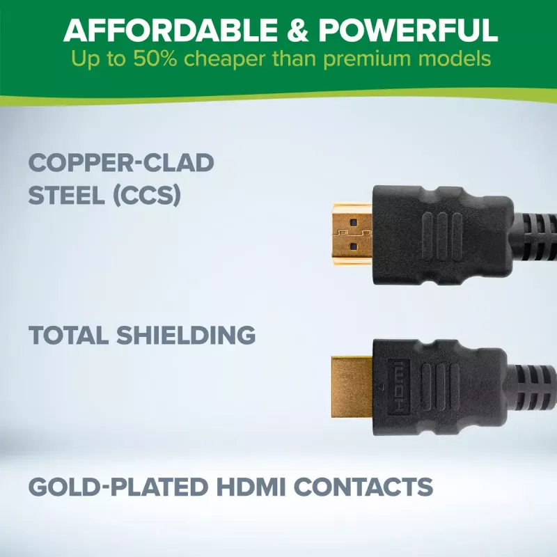 InLine HDMI-kabel, HDMI High Speed met Ethernet, stekker/stekker, zwart, 3m
