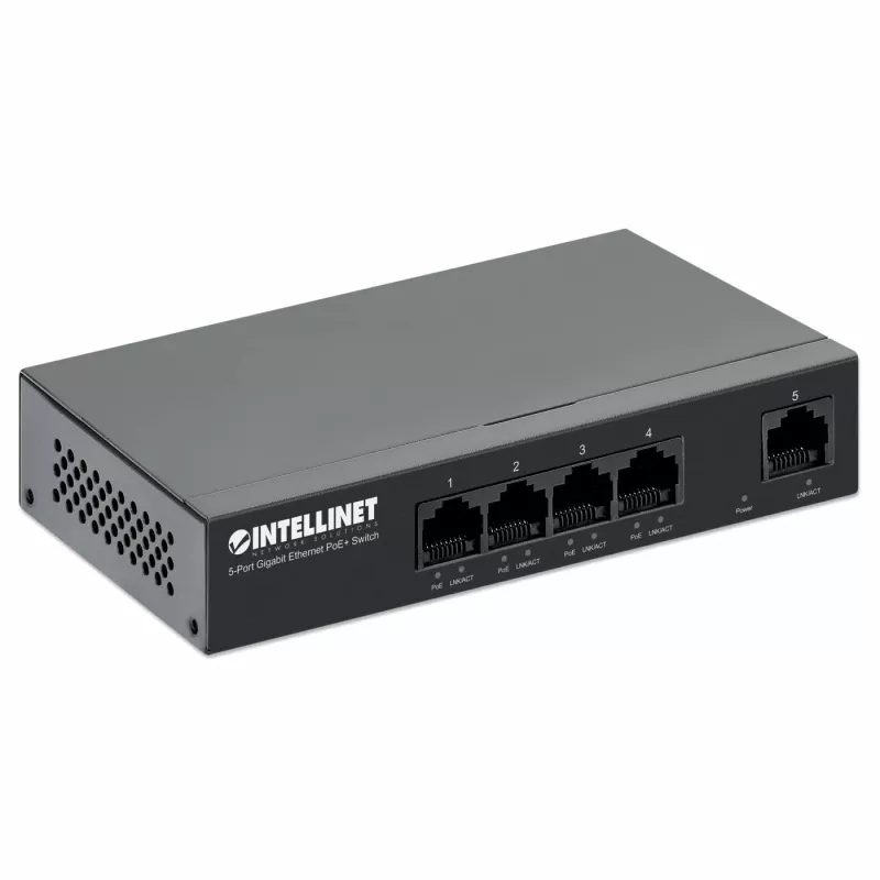 Intellinet 561792 netwerkswitch Gigabit Ethernet (10/100/1000) Power over Ethernet (PoE) zwart
