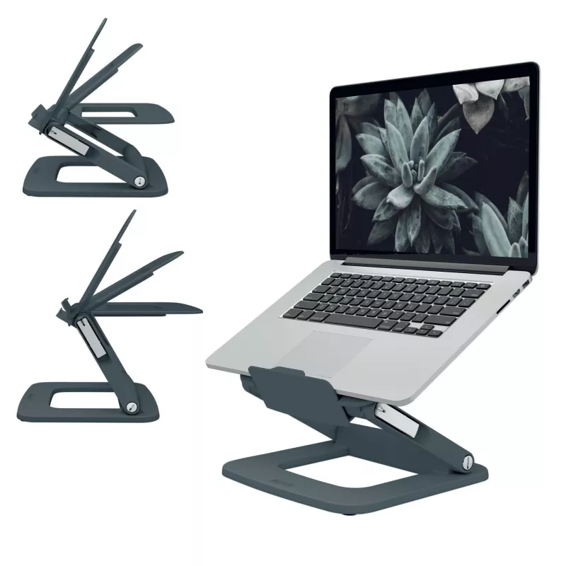 Leitz Ergo verstelbare multi-hoek laptopstandaard, 80 % gerecycled kunststof