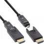 InLine HDMI AOC-kabel, Ultra High Speed HDMI, 8K4K, afneembare stekker, 40m
