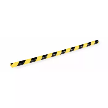 Durable C25R polyurethaan-product zwart geel afgerond 1000 mm