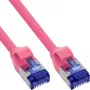 InLine 74905M netwerkkabel magenta 5 m Cat6a S/FTP (S-STP)
